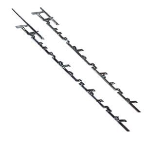 Ford Thunderbird Script Emblem Lot of 2 Tbird Fender Door 14" Long 1958 - 1962